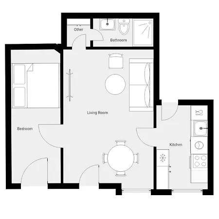 Queens Courtyard Apartamento