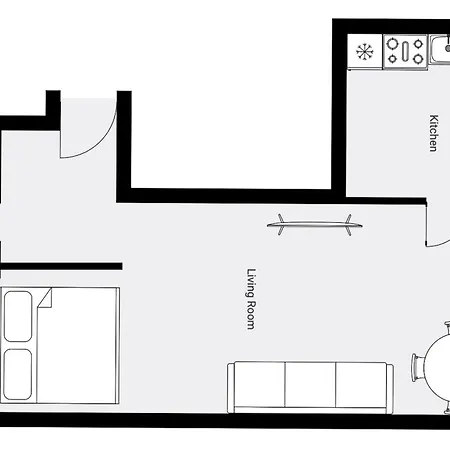 Queens Courtyard Apartamento *